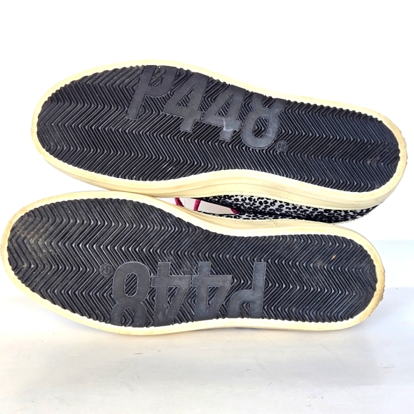 p448 zebra print sneaker with pink laces size 39 - Picture 6 of 8